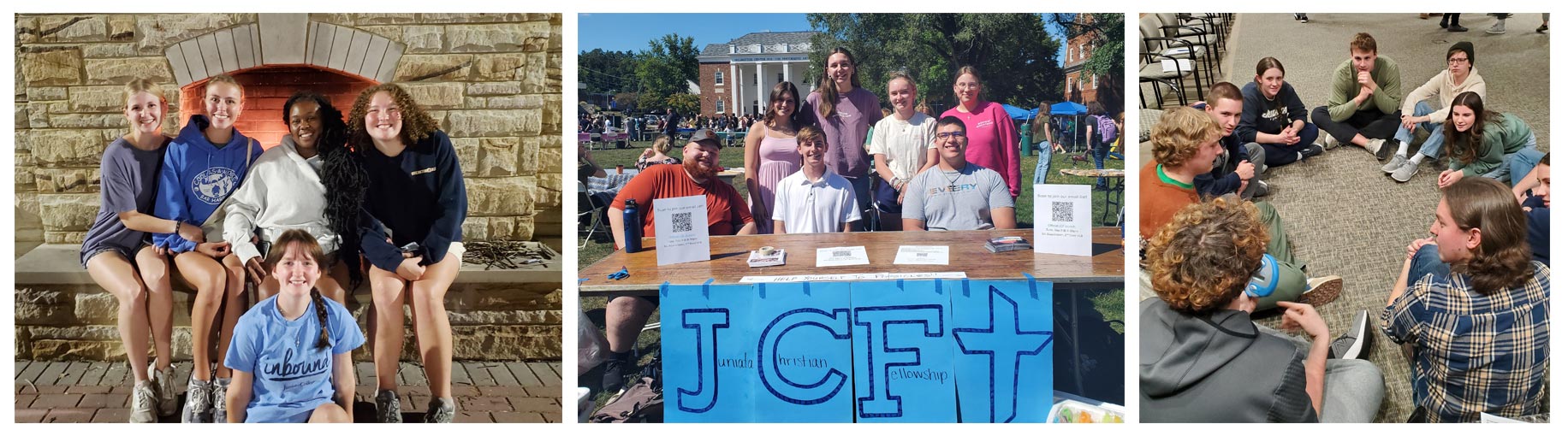 collage of student activity photos